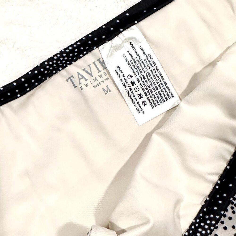 NWT Tavik Antic Full Swim Bottom in Tapioca Percy Dot - Medium - Picture 3 of 8